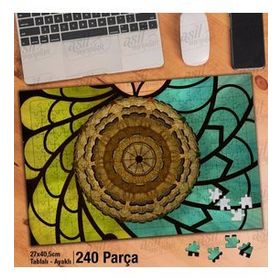 Asil Hobi Mimari-Sanat-Renkli-Obje Yapboz-Ayak Destekli Çerçeveli 240 Parça Puzzle