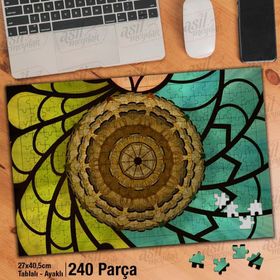 Asil Hobi Mimari-Sanat-Renkli-Obje Yapboz-Ayak Destekli Çerçeveli 240 Parça Puzzle