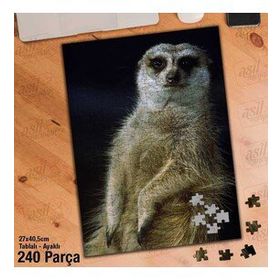 Asil Hobi Mirket-Hayvan-Vahşi Yaşam Yapboz-Ayak Destekli Çerçeveli 240 Parça Puzzle