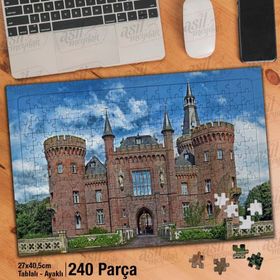 Asil Hobi Moyland Kalesi-Mimari Yapboz-Ayak Destekli Çerçeveli 240 Parça Puzzle