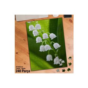 Asil Hobi Müge Çiçeği-Mayıs Çiçeği-Doğa-Bitki Yapboz-Ayak Destekli Çerçeveli 240 Parça Puzzle