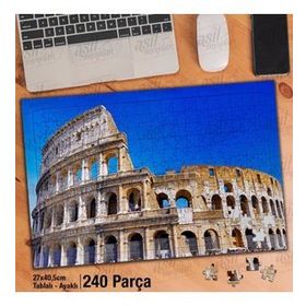 Asil Hobi Muhteşem Dünya-İtalya-Tarihi Yapı Yapboz-Ayak Destekli Çerçeveli 240 Parça Puzzle