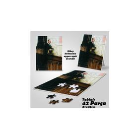 Asil Hobi Mustafa Kemal Atatürk Kürsüde-Yapboz-Ayak Destekli Çerçeveli 42 Parça Puzzle