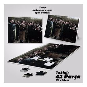 Asil Hobi Mustafa Kemal Atatürk'ün Vatan Ve Millet Sevgisi-Yapboz-Ayak Destekli 42 Parça Puzzle