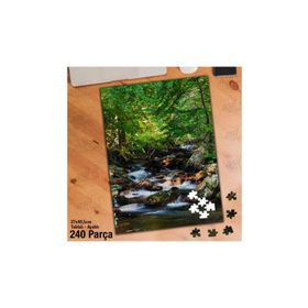 Asil Hobi Nehir-Taşlık-Dere-Doğa Yapboz-Ayak Destekli Çerçeveli 240 Parça Puzzle