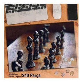 Asil Hobi Oyun-Santaç-Figür Yapboz-Ayak Destekli Çerçeveli 240 Parça Puzzle