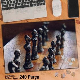 Asil Hobi Oyun-Santaç-Figür Yapboz-Ayak Destekli Çerçeveli 240 Parça Puzzle