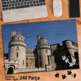 Asil Hobi Pierrefonds Kalesi-Fransa-Mimari Yapboz-Ayak Destekli Çerçeveli 240 Parça Puzzle