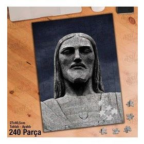 Asil Hobi Rio De Janeiro-Brezilya-Taş Heykel Yapboz-Ayak Destekli Çerçeveli 240 Parça Puzzle