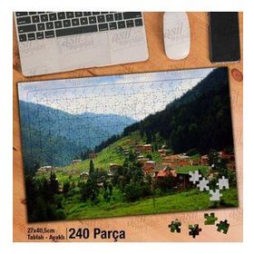 Asil Hobi Rize Ayder-Manzara-Doğa Yapboz-Ayak Destekli 240 Parça Puzzle