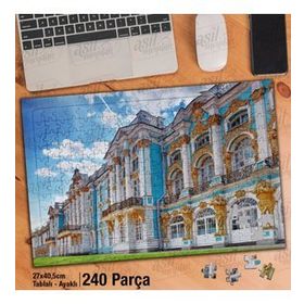 Asil Hobi Rusya'nın Katherine Sarayı-Mimari Yapboz-Ayak Destekli Çerçeveli 240 Parça Puzzle