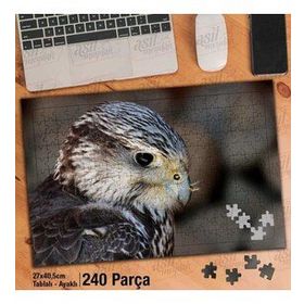 Asil Hobi Şahin-Kartal-Yırtıcı Kuş-Vahşi Yaşam Yapboz-Ayak Destekli Çerçeveli 240 Parça Puzzle