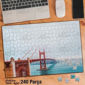 Asil Hobi San Francisco-Sisli Gate Köprüsü-Yapboz-Ayak Destekli 240 Parça Puzzle