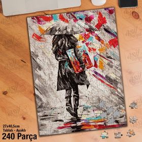 Asil Hobi Sanat Eleştirmeni Yapboz-Ayak Destekli Çerçeveli 240 Parça Puzzle