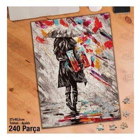 Asil Hobi Sanat Eleştirmeni Yapboz-Ayak Destekli Çerçeveli 240 Parça Puzzle