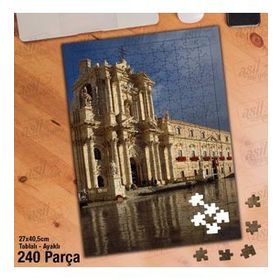 Asil Hobi Saray-Palazzo-Mimari Yapboz-Ayak Destekli Çerçeveli 240 Parça Puzzle