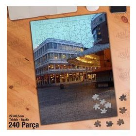 Asil Hobi Şehir-Lüks Otel-Cadde-Mimari Yapboz-Ayak Destekli Çerçeveli 240 Parça Puzzle