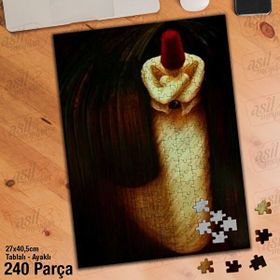 Asil Hobi Semazen-Tasavvuf-İslam Yapboz-Ayak Destekli Çerçeveli 240 Parça Puzzle