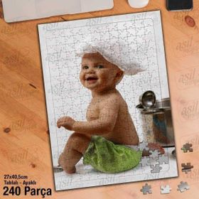 Asil Hobi Sevimli Aşçı Bebek-Yapboz-Ayak Destekli 240 Parça Puzzle