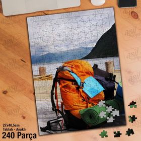 Asil Hobi Seyahat-Tatil-Deniz-İskele-Yapboz-Ayak Destekli 240 Parça Puzzle