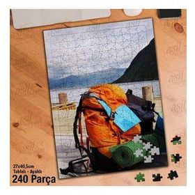 Asil Hobi Seyahat-Tatil-Deniz-İskele-Yapboz-Ayak Destekli 240 Parça Puzzle
