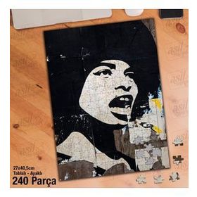 Asil Hobi Sokak Sanatı-Grafitti Yapboz-Ayak Destekli Çerçeveli 240 Parça Puzzle