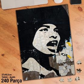 Asil Hobi Sokak Sanatı-Grafitti Yapboz-Ayak Destekli Çerçeveli 240 Parça Puzzle
