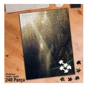 Asil Hobi Sonbahar Gündüz Sonbahar Sis Yapboz-Ayak Destekli Çerçeveli 240 Parça Puzzle