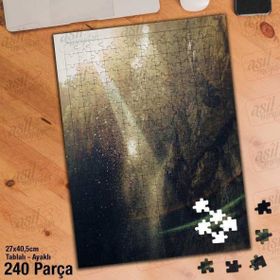 Asil Hobi Sonbahar Gündüz Sonbahar Sis Yapboz-Ayak Destekli Çerçeveli 240 Parça Puzzle