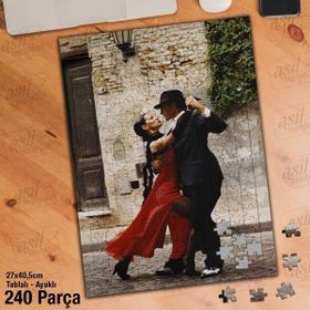 Asil Hobi Tango-Dans-Eğlence-Sanat-Müzik Yapboz-Ayak Destekli Çerçeveli 240 Parça Puzzle