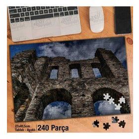 Asil Hobi Tarihi Yapı-Kültür-Gökyüzü-Manzara Yapboz-Ayak Destekli Çerçeveli 240 Parça Puzzle
