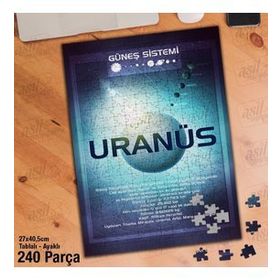 Asil Hobi Uranüs Gezegeni-Güneş Sistemi-Evren Yapboz-Ayak Destekli Çerçeveli 240 Parça Puzzle