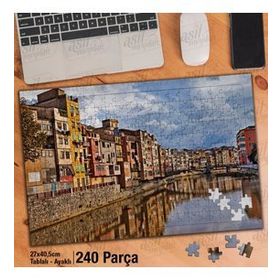 Asil Hobi Venedik-Binalar-Göl-Manzara-Şehir Yapboz-Ayak Destekli Çerçeveli 240 Parça Puzzle