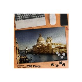 Asil Hobi Venedik-İtalya-Mimari-Şehir-Manzara Yapboz-Ayak Destekli Çerçeveli 240 Parça Puzzle