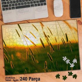 Asil Hobi Yaz-Akşam Üstü-Twilight-Bitkiler Yapboz-Ayak Destekli Çerçeveli 240 Parça Puzzle