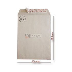 Asil Kraft 90 gr 250'li 33x45 cm Torba Zarf