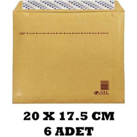 Asil Zarf No:AS-9110 6'lı Cd 20x17.5 cm Formula Hava Kabarcıklı Zarf