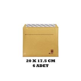 Asil Zarf No:AS-9110 6'lı Cd 20x17.5 cm Formula Hava Kabarcıklı Zarf