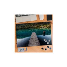 Asilmeydan 424483195 240 Parça Göl Üstünde Tahta Iskele Manzara Puzzle Yapboz Tablo