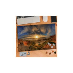 Asilmeydan 425013968 240 Parça Deniz Ve Gün Batımı Manzarası Puzzle Yapboz Tablo