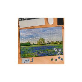 Asilmeydan 425033979 240 Parça Lavanta Bahçesi Yeşil Ağaçlar Puzzle Yapboz Tablo