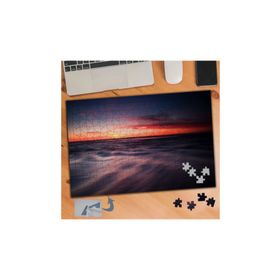 Asilmeydan 425034620 240 Parça Kızıl Gün Batımı Ve Deniz Manzara Puzzle Yapboz Tablo