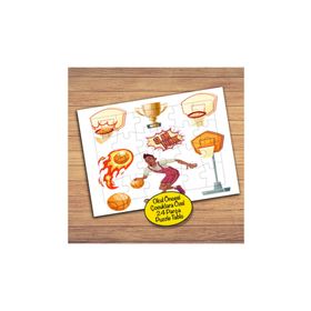 Asilmeydan 427357095 24 Parça Basketbol Sporu Pota Çocuk Puzzle Yapboz Tablo