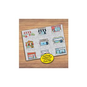 Asilmeydan 427473994 24 Parça Dükkan Kavramı Pet Shop Çocuk Puzzle Yapboz Tablo