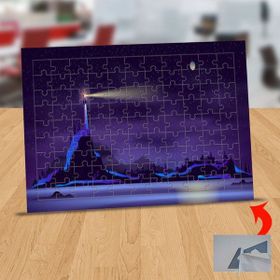 Asilmeydan 433096513 99 Parça Fenerle Aydınlanan Deniz Puzzle Yapboz Tablo