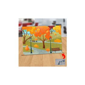 Asilmeydan 433108799 99 Parça Ağaçlı Park Bahçe Puzzle Yapboz Tablo