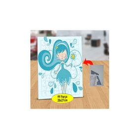 Asilmeydan 433118141 99 Parça Sevimli Su Perisi Puzzle Yapboz Tablo