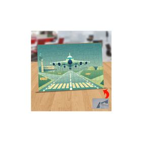 Asilmeydan 433125019 99 Parça Pistten Havalanan Uçak Puzzle Yapboz Tablo