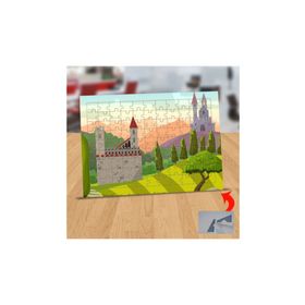 Asilmeydan 433126959 99 Parça Dağlarda Büyük Şatolar Puzzle Yapboz Tablo