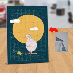 Asilmeydan 433132327 99 Parça Peynir Koklayan Fare Puzzle Yapboz Tablo